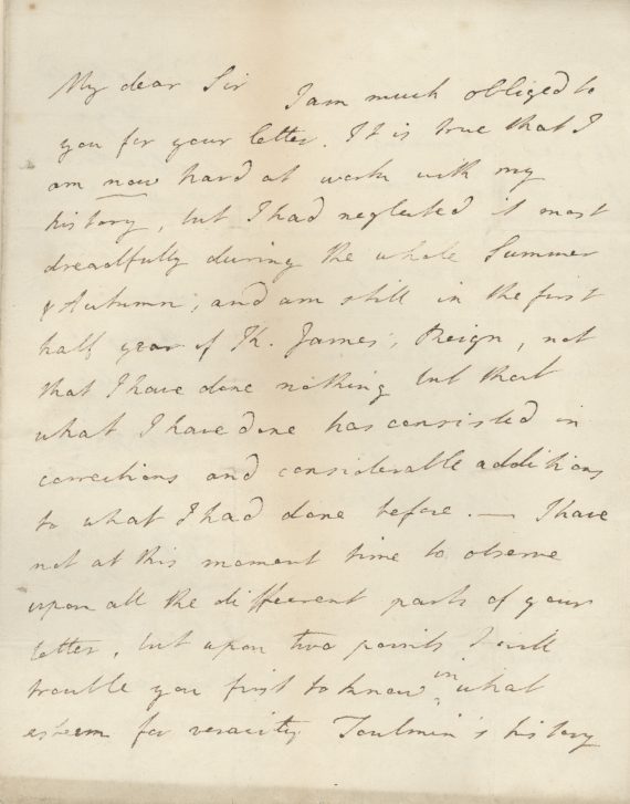 Letter from Fox to Heywood 09.12.1801