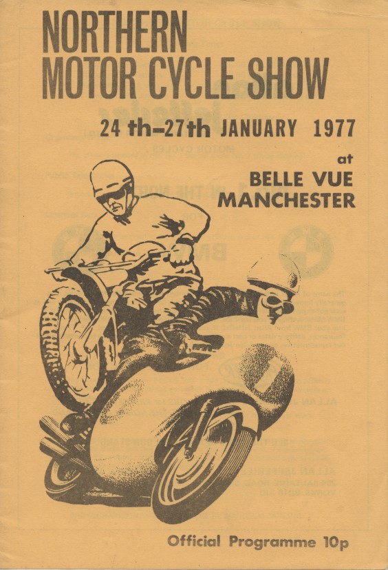 Poster for the Belle Vue Northern Motorcycle Show, 1977